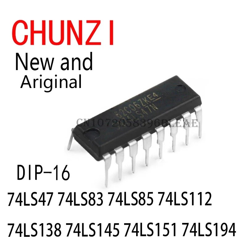 1-5LS SN74LS47N SN74LS112N SN74LS138N SN74LS145N SN74LS151N DIP-16 74LS47 74LS83 74LS85 74LS112LS138
