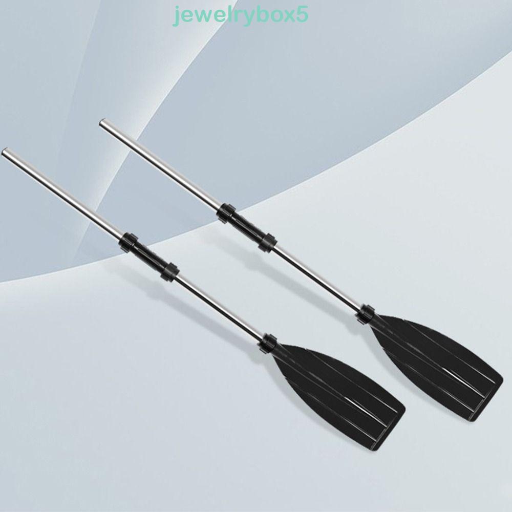 JEWELRYBOX5 พายเรือคายัค, อลูมิเนียมอัลลอยด์ Thicken เรือ Oars, สะดวกแบบพกพาทนทานที่ถอดออกได้ Canoe 