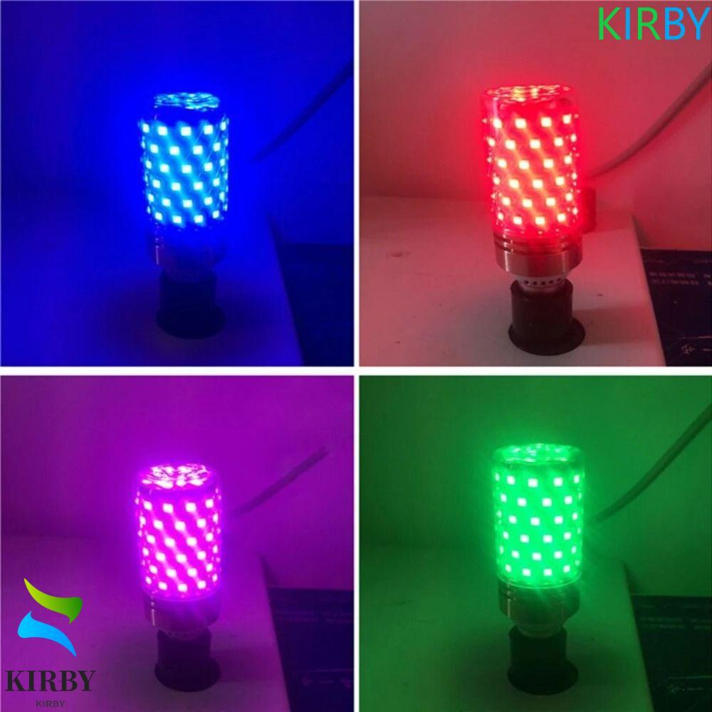 KIRBY โคมไฟหลอดไฟข้าวโพด, 5W 10W หลอดไฟ LED ขนาดเล็ก, ตกแต่งภูมิทัศน์สีสันสดใส E27 สีแดง/สีฟ้า/สีเขียว/สีเหลืองโคมจุดโคมปลูก