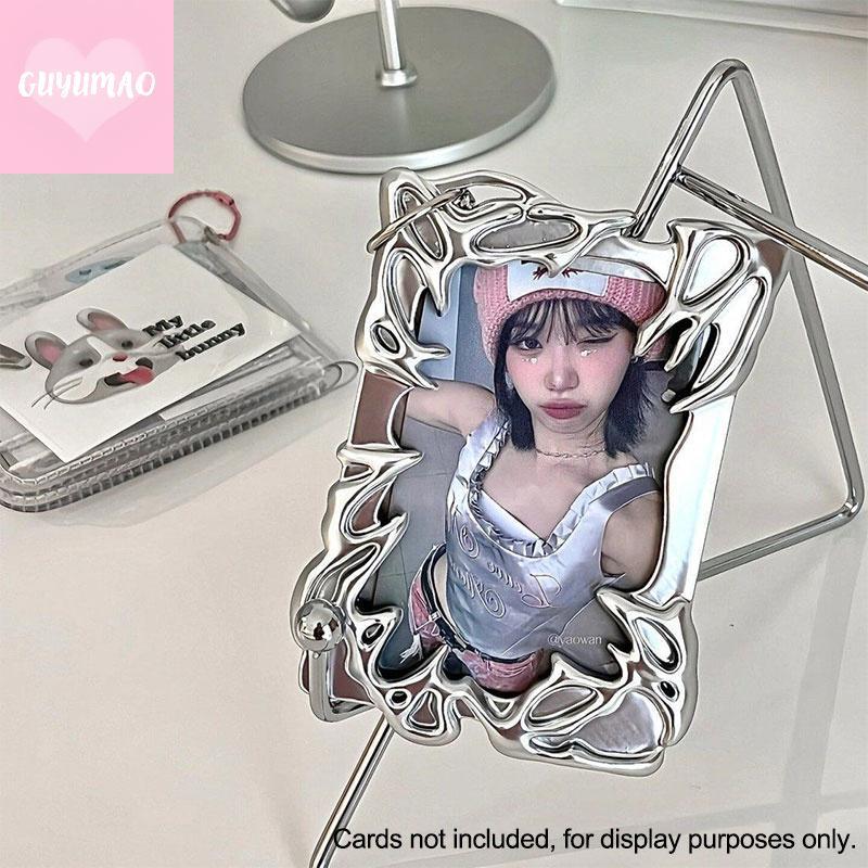 [guyumao] Electroplated Premium Feeling Creative Card Holder K-POP Idol Card Holder
