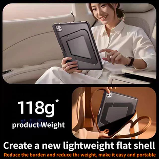 พร้อมที่ใส่ปากกา โครงยึดเปลือกป้องกัน for Samsung Galaxy Tab S10lite S7/S8/S9FE S10FE/S9/A9+/A11+ S10lite S11มุมยืดหยุ่น