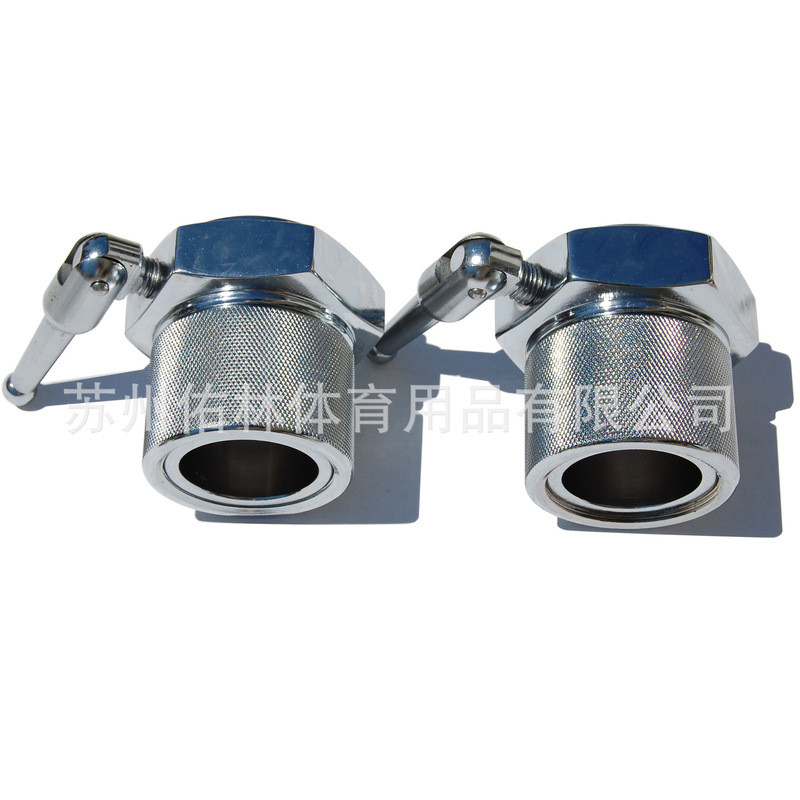 Barbell Buckle Strengthlifting Competition Lock Buckle Olympic Barbell Double Lock Buckle เหล็กบริสุ