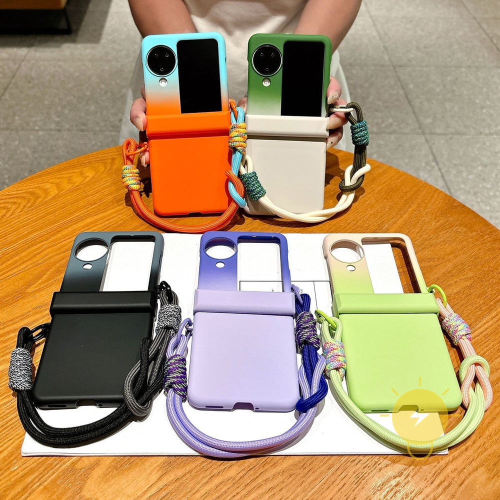 For เคสมือถือ PC TPU Skin Friendly Strap Skin Friendly เคส Phone Case For OPPO Find N3 Flip N2 Flip 