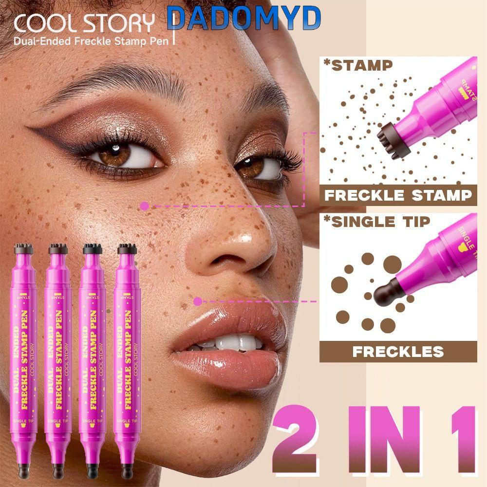 DADOMYD Freckle ดินสอ, กันน้ํา Smudge-proof Faux Freckle แสตมป์,คุณภาพสูงธรรมชาติ Fast-drying Long Lasting Freckle ปากกา