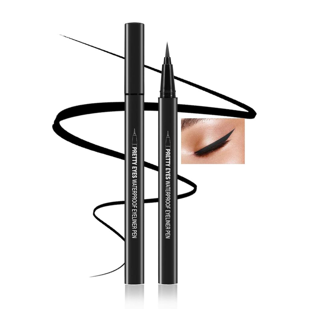 Boobeen Liquid Eyeliner Pen, Matte Eye Liner with Precision Tip, Long Lasting Eyeliner Pencil for Bo