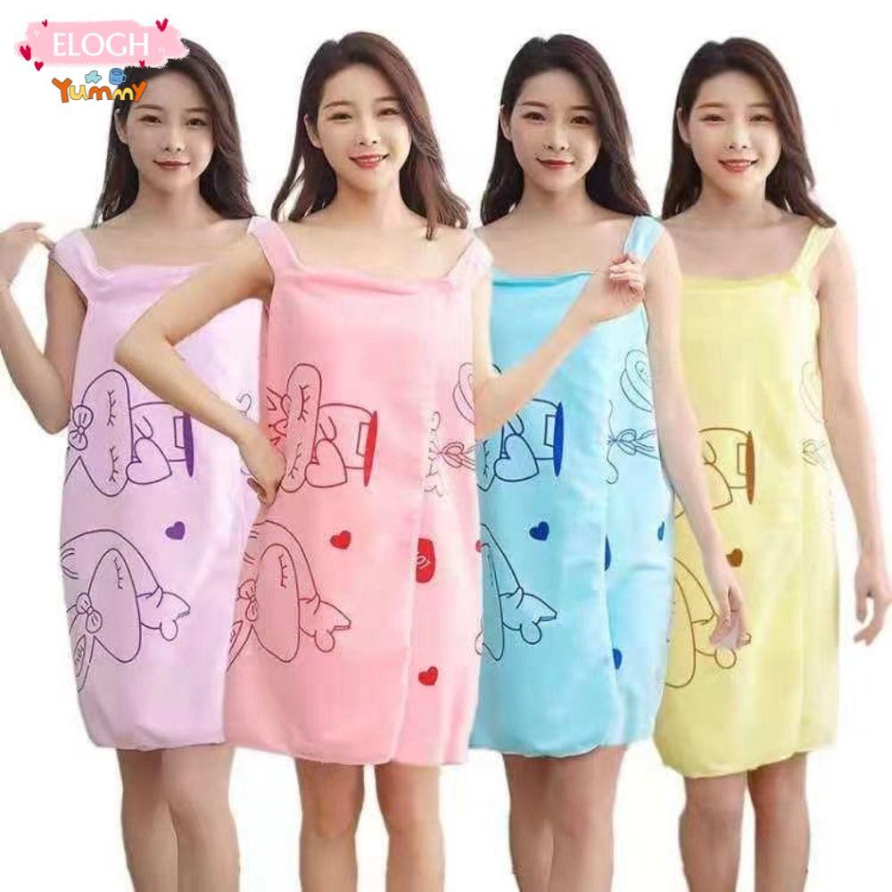 เอก ผ้าขนหนูอาบน้ําสวมใส่ได้,ไมโครไฟเบอร์หนาเสื้อคลุมอาบน้ําแห้งเร็ว,แฟชั่นน้ําหนักเบานุ่มพิเศษที่เป็นมิตรต่อผิวผ้าขนหนูอาบน้ําบีชสวม