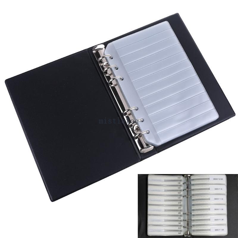 MIS หนังสือเปล่า 0201 0402 0603 0805 1206 SMD Resistor Book Capacitor Resistance Package Component ต