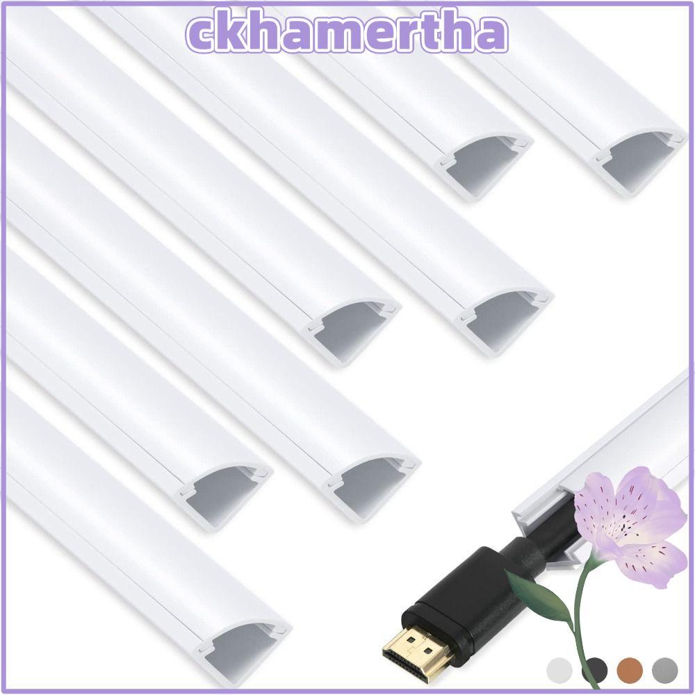 CKHAMPH มุมสายเคเบิลคอนซีลเลอร์,สี 100 ซม.สาย Hider,คุณภาพสูง PVC สามเหลี่ยม Universal Wire Cover Ba