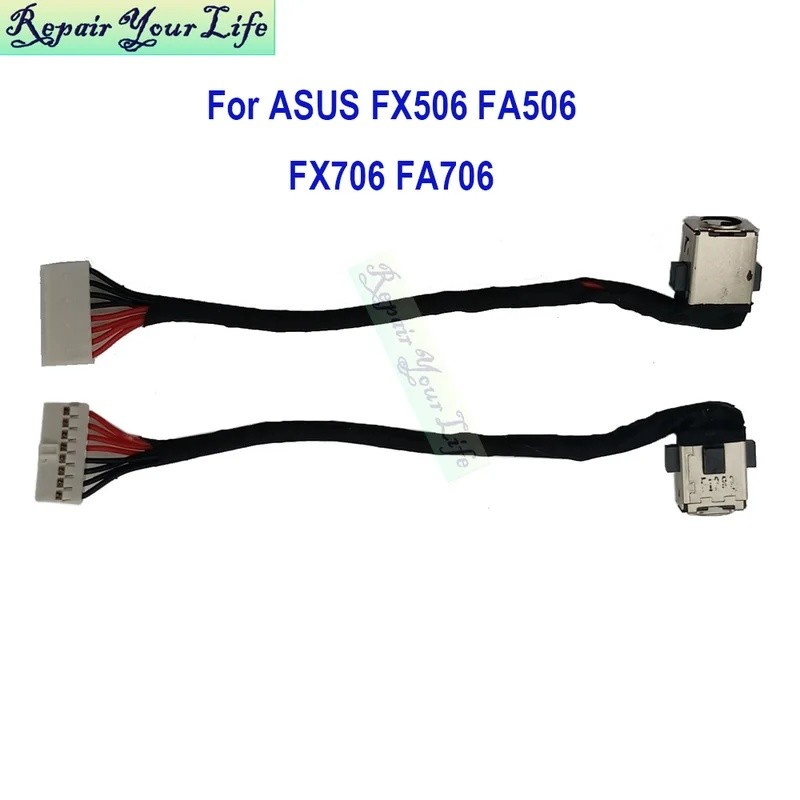 แล็ปท็อป DC แจ็คสําหรับ Asus TUF Gaming F17 FX706 FA706 F15 FX506 FA506 FX706H FX506L FA506Q 14026-0