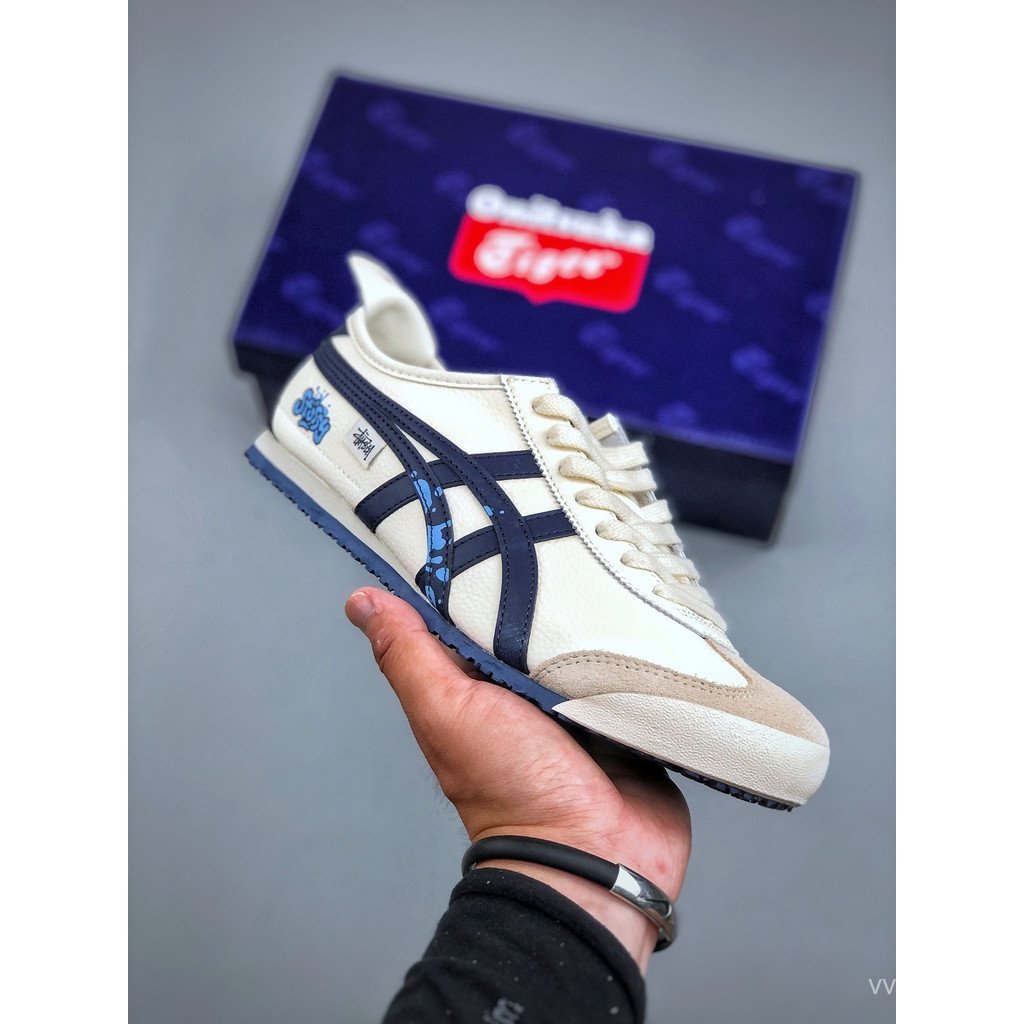 2026Asics Onitsuka Tiger รองเท้า/Onitsuka Tiger Mexico 66 帆布鞋 รองเท้าผ้าใบ欧美轻便ผู้ชายและผู้หญิง BUW6