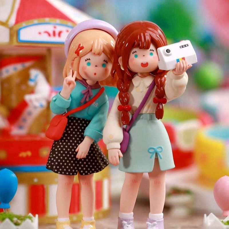 ของแท้ Suki My Friends Good Friends Series My Friends Box อินเทรนด์เล่นอุปกรณ์ต่อพ่วงของขวัญตุ๊กตาตุ