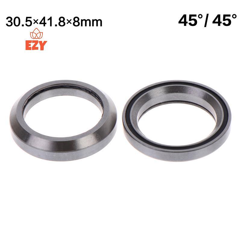EZY 1/3 ชิ้น 45°/45° MH P08 H8 จักรยานทั่วไปชุดหูฟังแบริ่ง 30.5*41.8*8 มม.จักรยานเสือภูเขาอุปกรณ์ซ่อ