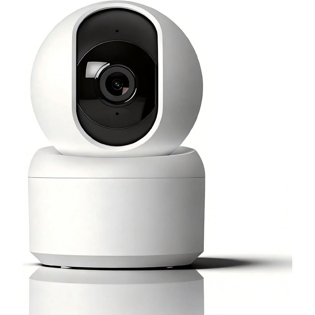 Indoor Pan/Tilt Home Security กล้อง 2K 3MP, 360 องศา Wired & Wireless WiFi Webcam/Monitor for Baby/E