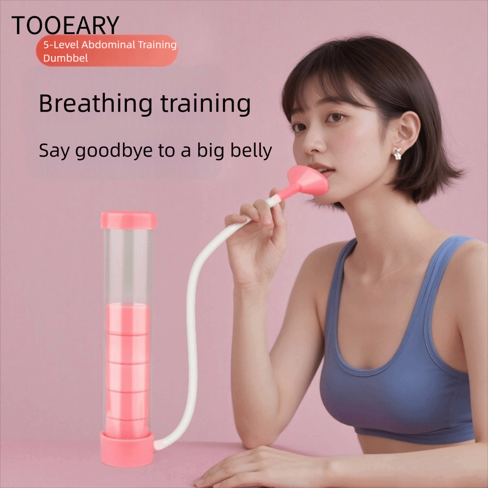 TAINAKARITSU Breathing Trainer, ไดอะแฟรมปรับความต้านทาน Breathing Dumbbells, ท้อง Breathing Lung ควา