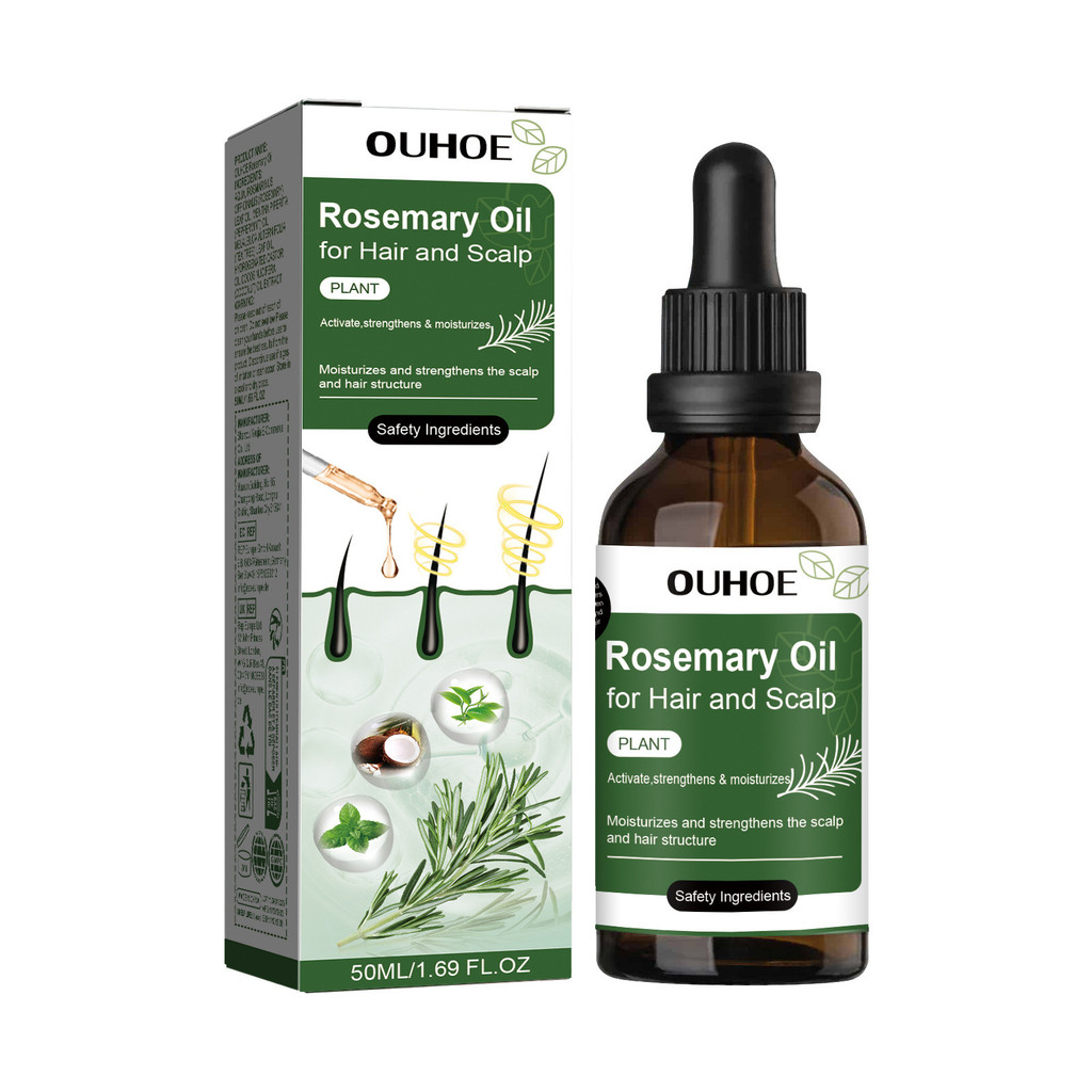 [คลังสินค้าพร้อม] OUHOE Hair Care Rosemary Oil Rosemary Essence บํารุงผม Soft Care Hair Care Essenti