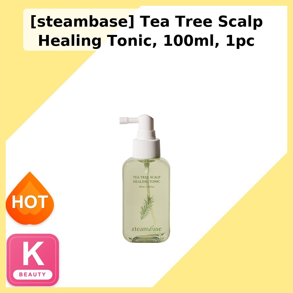 [HOT] [STEAMBASE] Tea Tree Scalp Healing Tonic 100ml / Cooling Scalp Soothing & Itch Care Water Toni