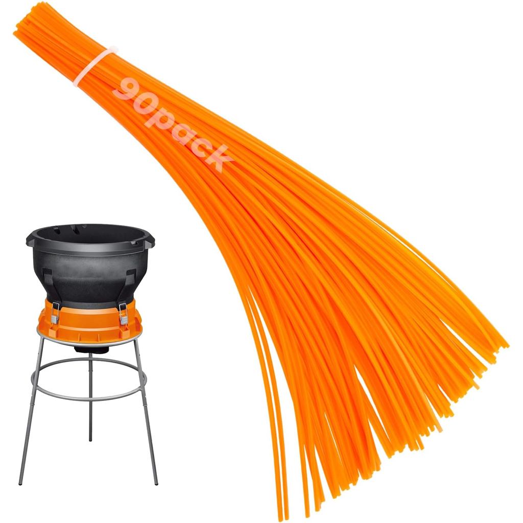 WA0050 Flex-A-Line เข้ากันได้กับ Worx WG430 13 Amp Electric Leaf Mulcher, 90-Pack 13 "สายสํารอง, Squ