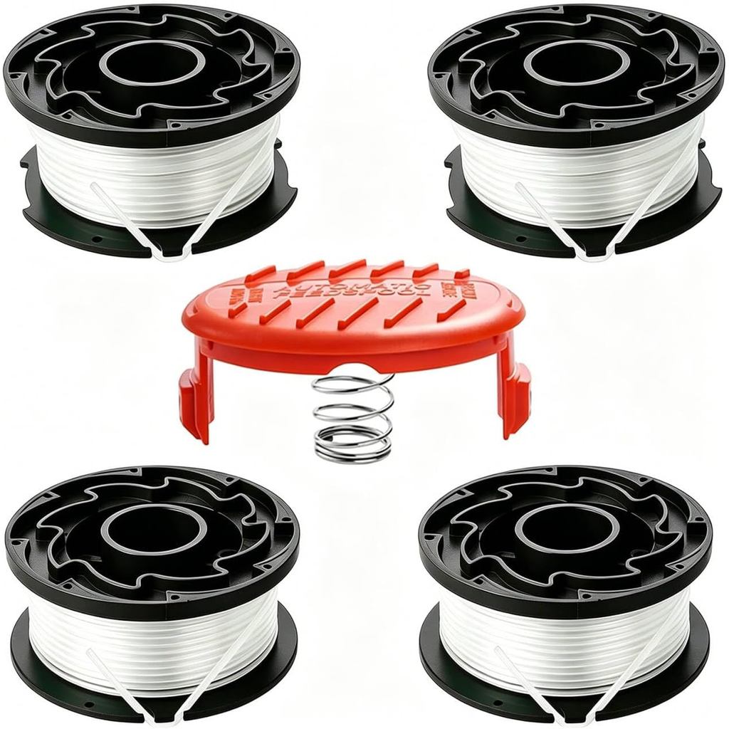 5 แพ็ค AF-100 Weed Eater String ใช้งานร่วมกับ Black Decker AF-100-3ZP AF-100-BKP Wacker String Trimm