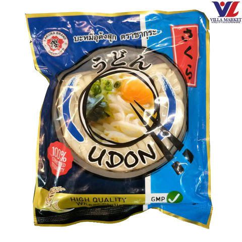Sakura Brand Udon 200Gm เส้นอุด้ง ตราซากุระ 200 กรัม
