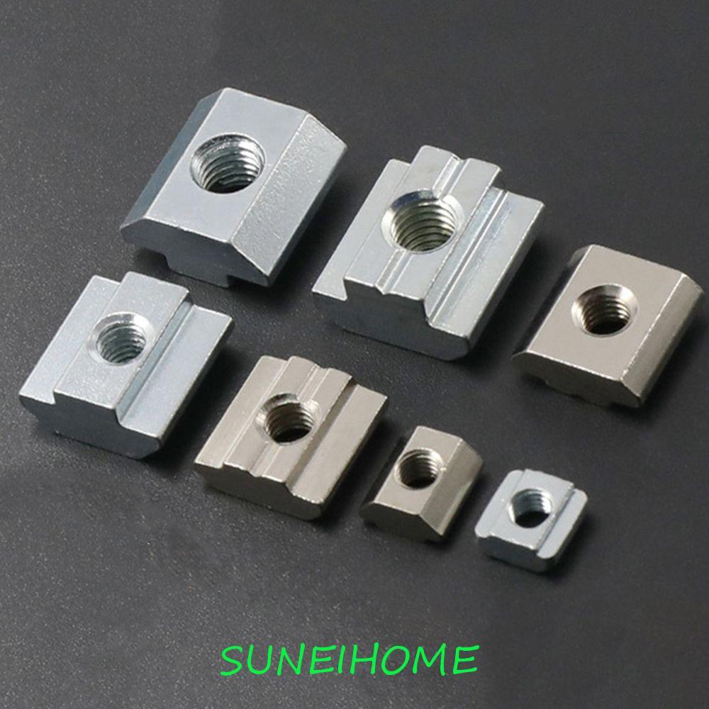 SUNEIHOME Nuts 2020 3030 4040 4545 T Block Square T-Track เลื่อน T Slot Nut