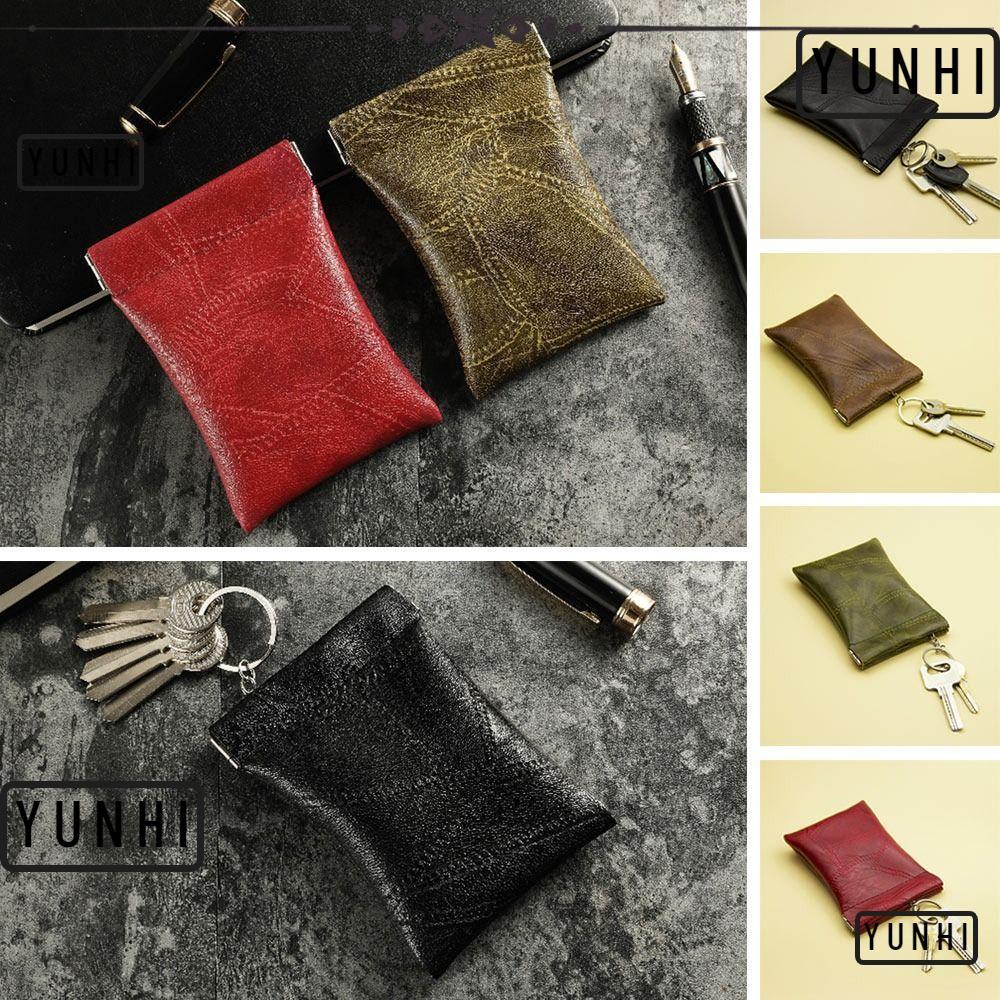 YUNHI Wallet, PU Leather Solid Coin Purse, Wallet Pouch Mini Wallet Pouch