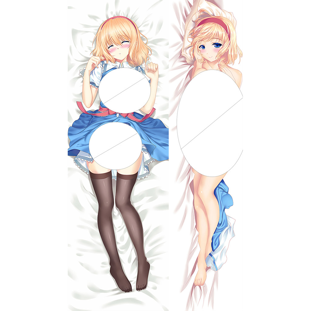 เกม Alice-margatroidrคอสเพลย์DakimakuraยาวAcgกอดหมอนBody Case Cover ScaramoucheปลอกหมอนPeachskin