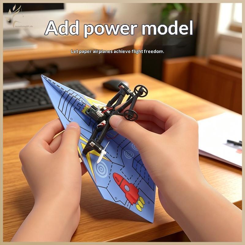 ONEHOME RC Paper Plane Kit พร้อม Gyro, DIY Electric Module & Transmitter TH
