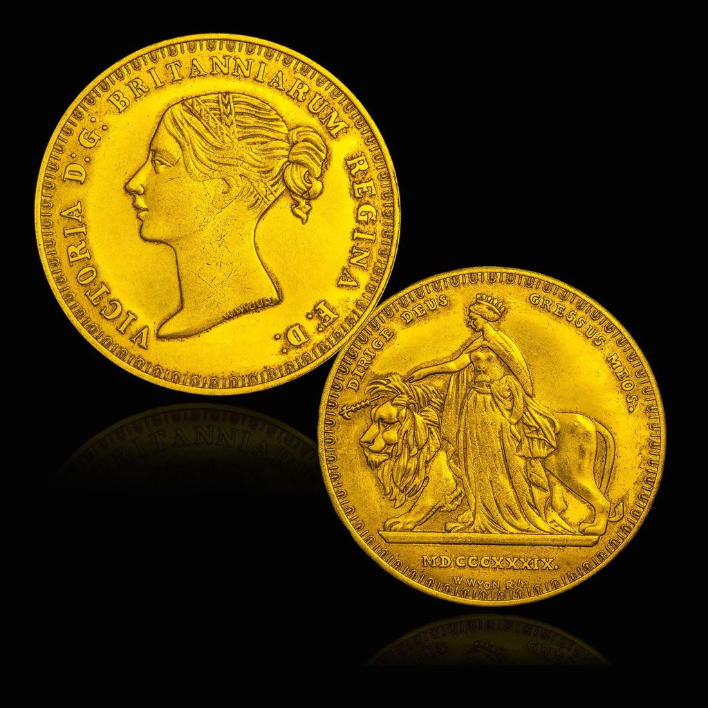 British Victoria Una และ Lion 5 Sophrin เหรียญหัตถกรรม Silver Dollar สามารถเป่าได้ 2026.7.19z0803a3