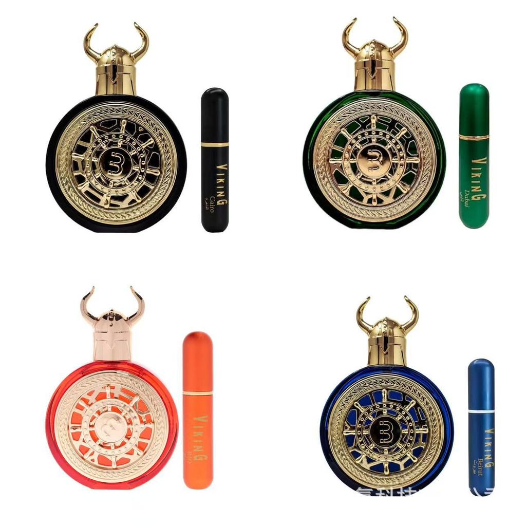Bharara Viking Bull Head Gear ตะวันออกกลางอาหรับดูไบผู้ชายผู้หญิงน้ําหอมชุด