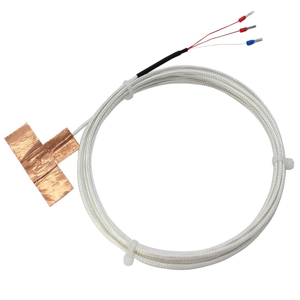 T-PRO Bonded RTD PT100 เซ็นเซอร์ 2M/6.6Ft ลวด