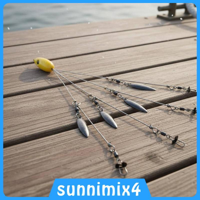 [H2Sports] Alabama Rig 18 G Umbrella Rig น้ําจืดและน้ําทะเลสําหรับ Bass Fishermen, Anglers