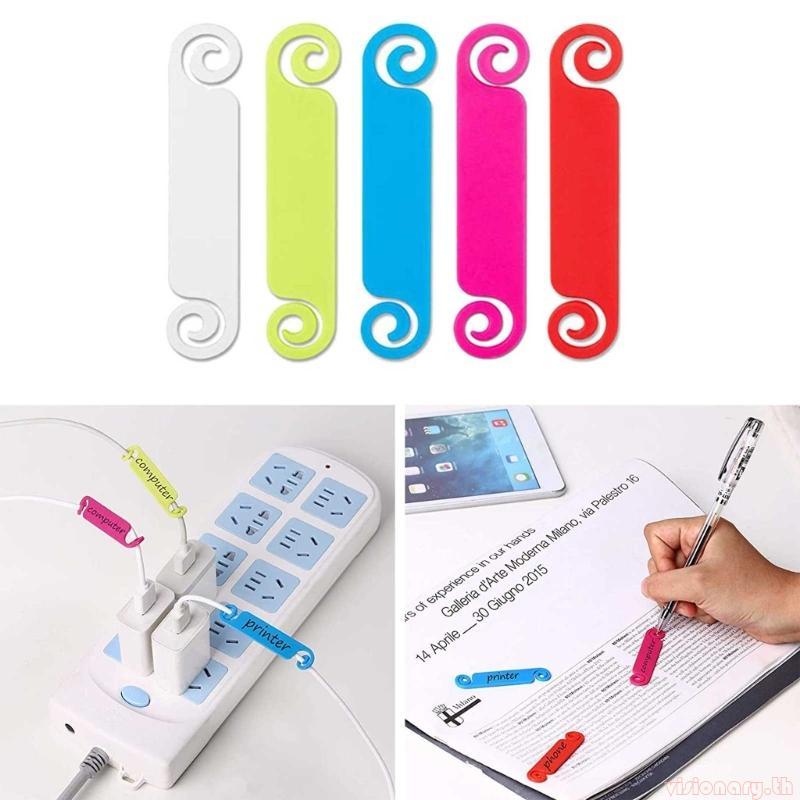 Vision Cable Identification Label Cable Label Cable Sticker ปากกามาร์กเกอร์สายเคเบิลหลากสี