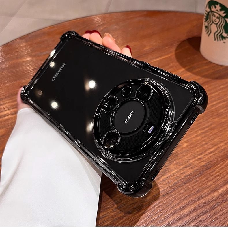 ถุงลมนิรภัย mate60pro เคสโทรศัพท์กันกระแทก mate60 โปร่งใสสูง Mate60Pro + ไม่เหลือง