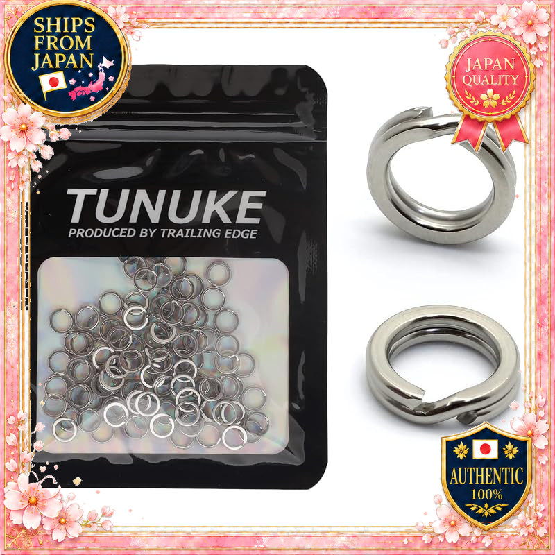 TUNUKE Solid Ring Split Ring Bulk Fishing