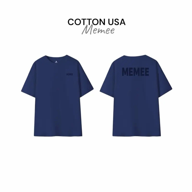 สินค้าใหม่ S-6XL >เสื้อยืดMEMEE ~ COTTON USA ผ้าหนานิ่ม(MEMEE V.3สกรีนหน้าหลังทรงตรง)