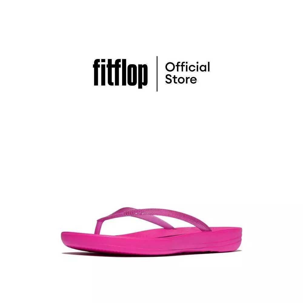 FITFLOP IQUSHION GLITTER ERGONOMIC รองเท้าแตะผู้หญิง รุ่น IE9-D56 สี PURPLE