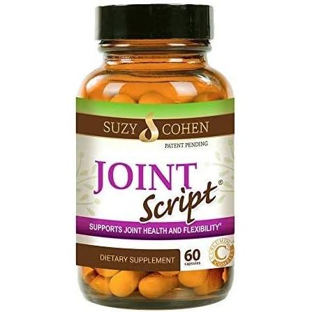 สคริปต์ร่วม: สูตรปลอบประโลมพร้อม Curcumin MSM คอลลาเจน & Boswellia | Suzy Cohen hyaluronic acid, C3 