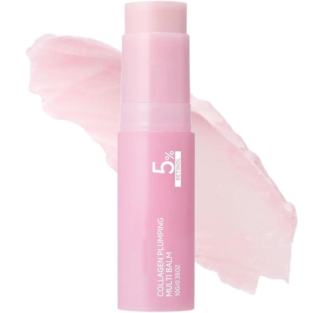 PDRNPinkCollagenVoleMultiBalmStick,All-in-OneFaceMoisturiserwithPeptides&Volufiline,EyesNeck,Wrinkle
