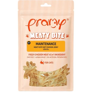 Pramy Meaty Bite พรามี่ มีทตี้ไบท์ ขนมแมวเนื้อนุ่ม ขนาด 30 กรัม