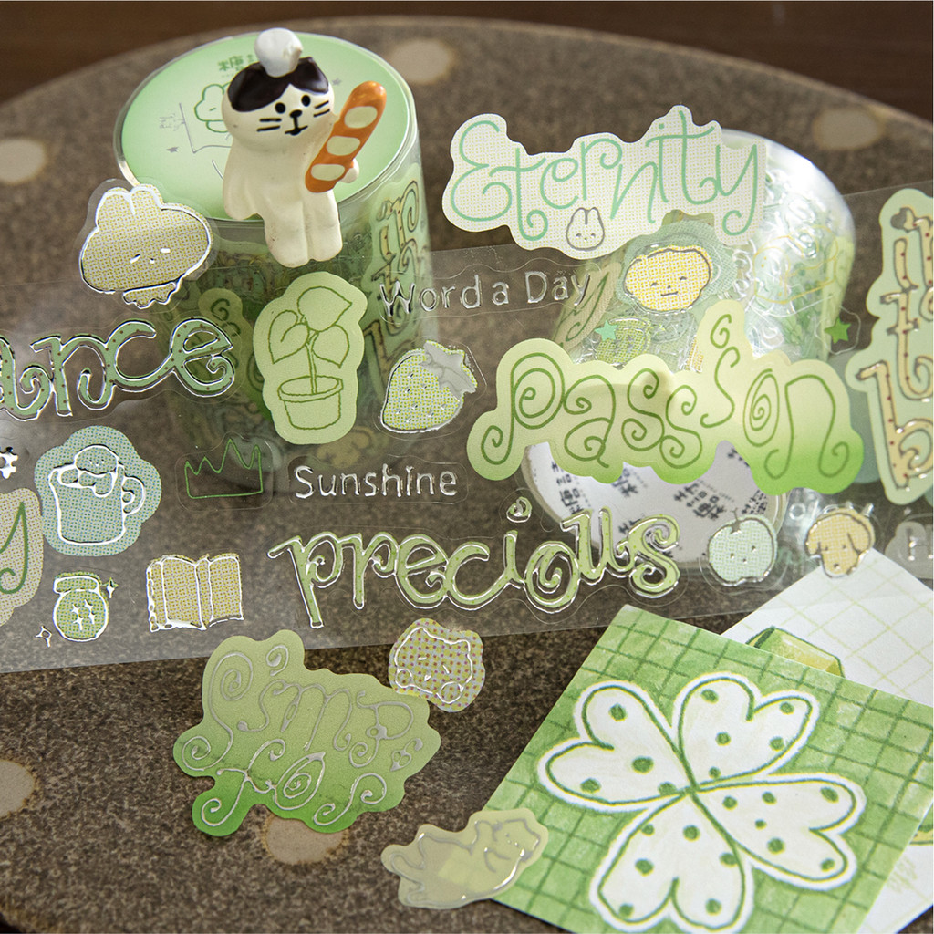 นาย กระดาษ 200 ซม./ม้วน PET ร้อนเงินเทปไดคัทเกาหลีอินสไตล์มือวาดรูปแบบข้อความกราฟฟิตีหนังสือมือฉากเทป DIY การ์ดถ้วยไดอารี่โทรศัพท์มือถือของขวัญ notepad ตกแต่ง