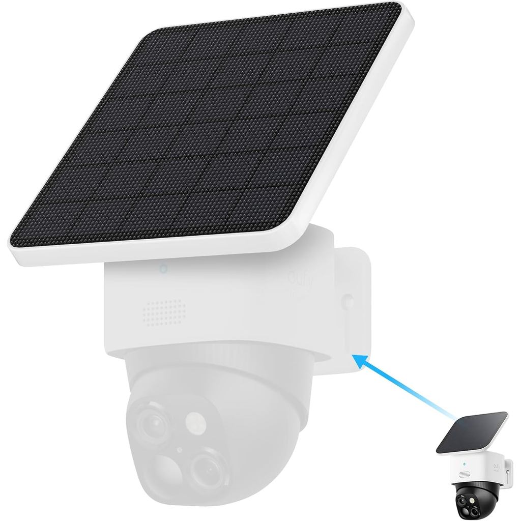แผงโซลาร์เซลล์ 4W เข้ากันได้กับ eufy Security SoloCam S340,แทนที่แผงโซลาร์เซลล์ 2W ดั้งเดิม, เก็บกล้