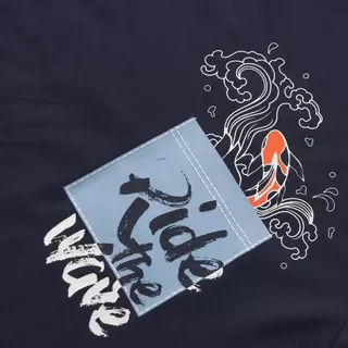 Decathlon Men’S Surfing UV Protection T-Shirt เสื้อยืดโต้คลื่นป้องกันรังสียูวีสำหรับผู้ชาย - Blue