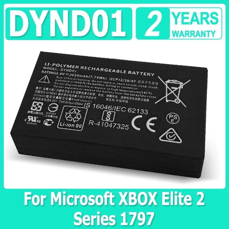 XDOU 3.8v 2050mAh DYND01 แบตเตอรี่สําหรับ Microsoft XBOX Elite 2 Series 1797
