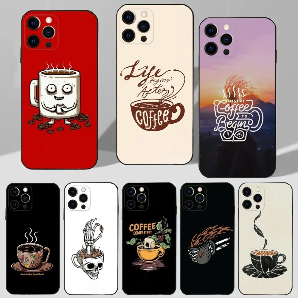 TP-1 L-Love C-Coffee เคสโทรศัพท์สําหรับ iPhone 18 16,15,14,13,12,11 Plus,Pro Max,XS,X,XR,SE,Mini,8,7
