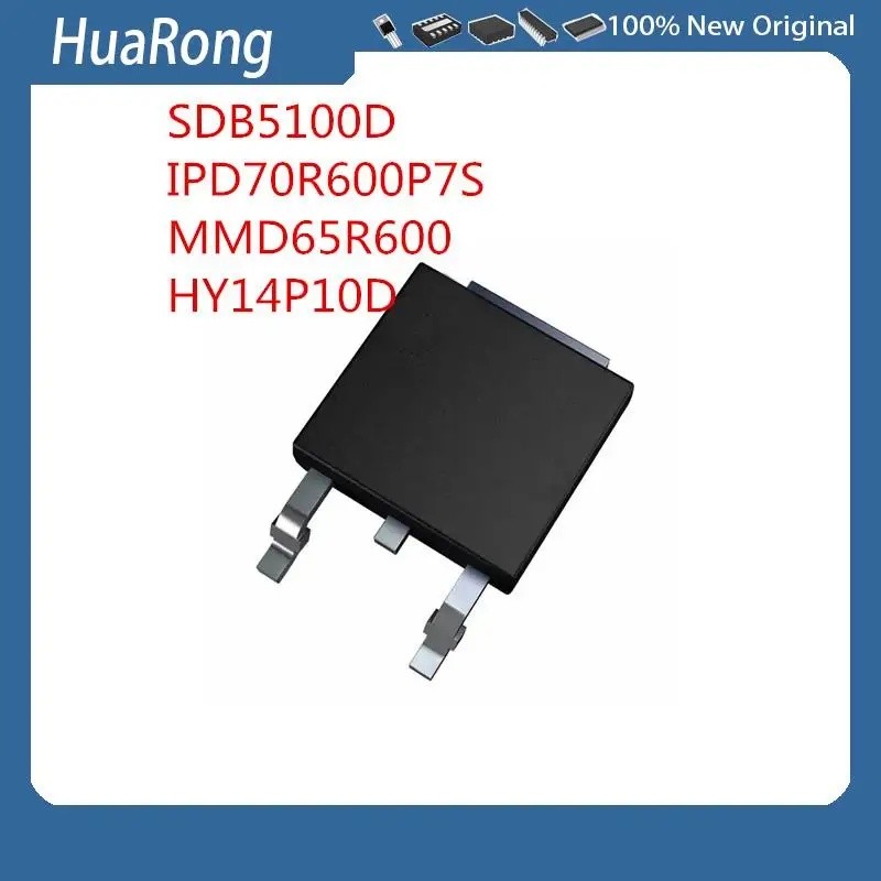 50 ชิ้น/แบทช์ SDB5100D SDB5100 70S600P7 IPD70R600P7S MMD65R600 65R600C 65R600Q HY14P10D HY-2