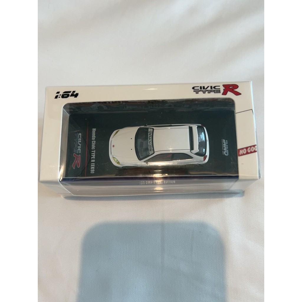 [กําพร้าสต็อกพร้อม] ของเบอร์ 161.INNO 1: 64 HONDA CIVIC TYPE R (EK9) สีขาว, THAILAND DIECAST EXPO 20