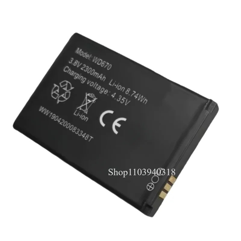 สําหรับ ZTE WD670 Reliance Wi Po 4G LTE H12348 เราเตอร์แบตเตอรี่ความจุ 3.8V 2300mAh