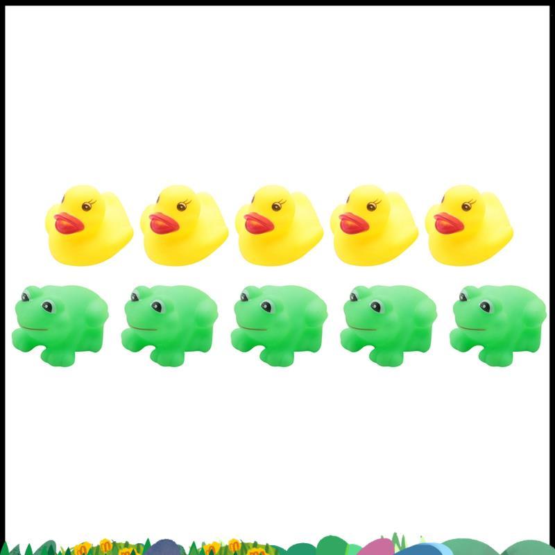 ของเล่น Frogs & Ducks 5 ชิ้น + 5 ชิ้น