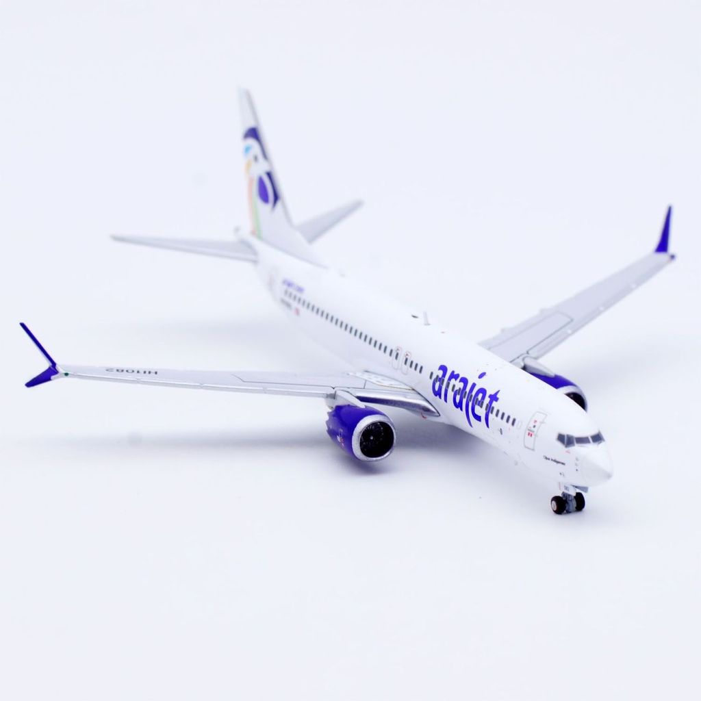 JC Wings 1: 400 เครื่องบิน Arjet โบอิ้ง B737 MAX8 HI1082 เครื่องบินรุ่นโลหะผสม