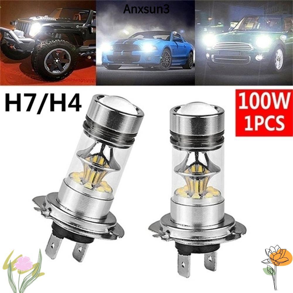 ANXSUN3 H4 H7 ไฟขับขี่ 100W 8000K